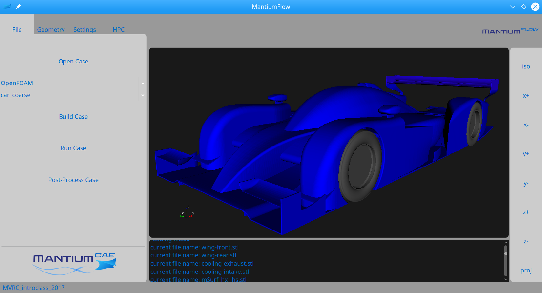 MantiumFlow CFD Software screenshot