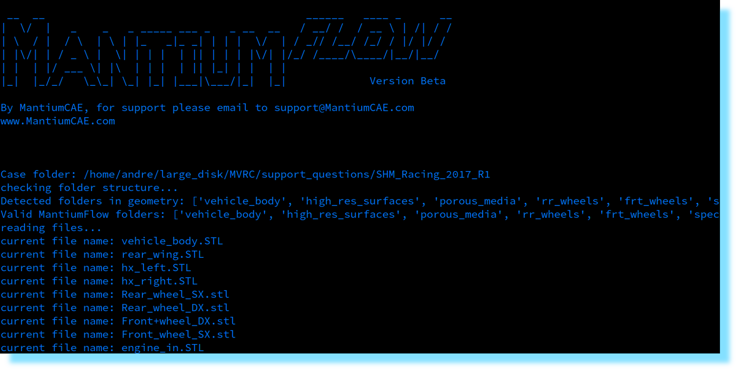 MantiumFlow CFD Simulation Software CLI